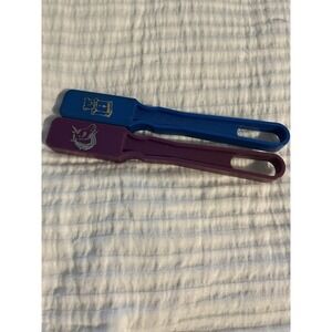 Lot of 2 Vintage Magnetic Bingo Wands Blue Bear Purple Unicorn